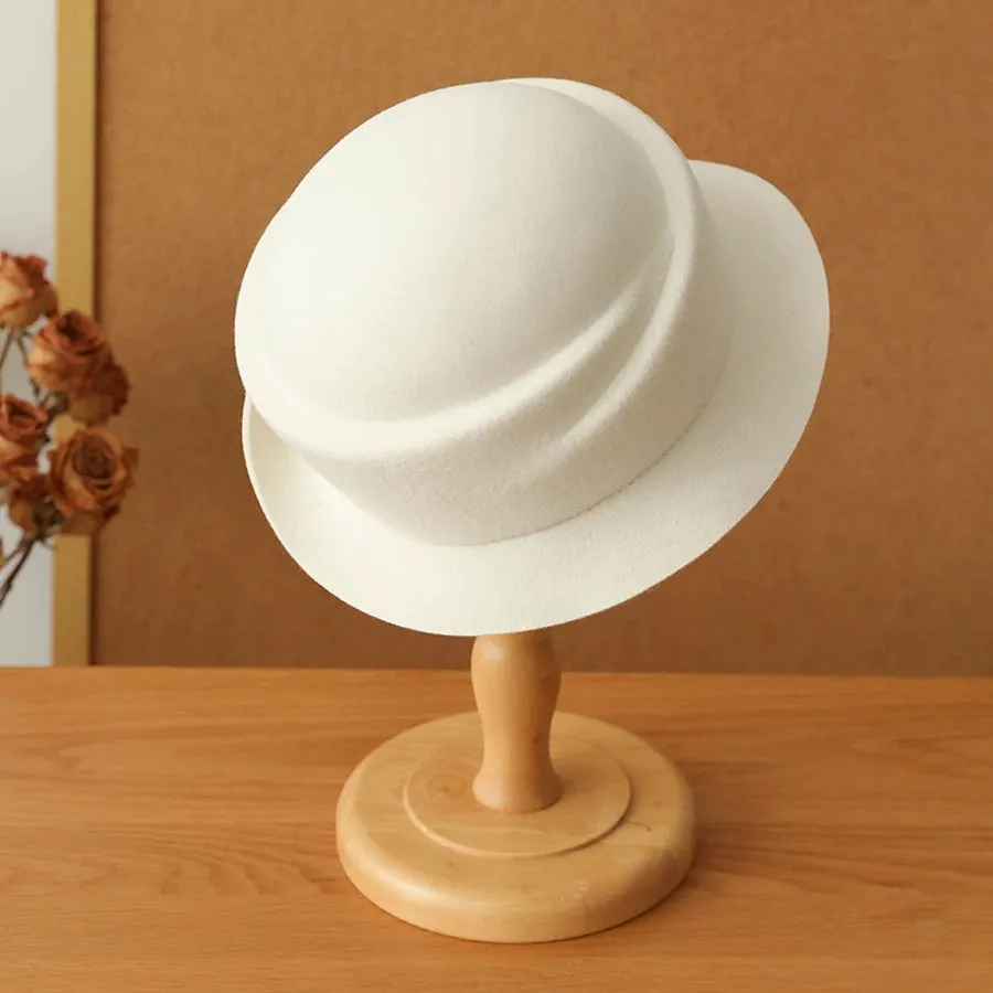 French Vintage Wool Top Hat