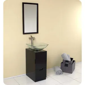 Fresca FVN6117ES Brilliante Espresso Modern Bathroom Vanity with Mirror