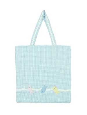 Funtasia Seersucker Beach Bag