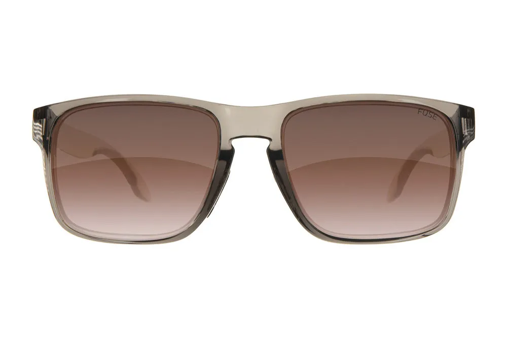 Fuse Egmont Sunglasses | Clear Grey