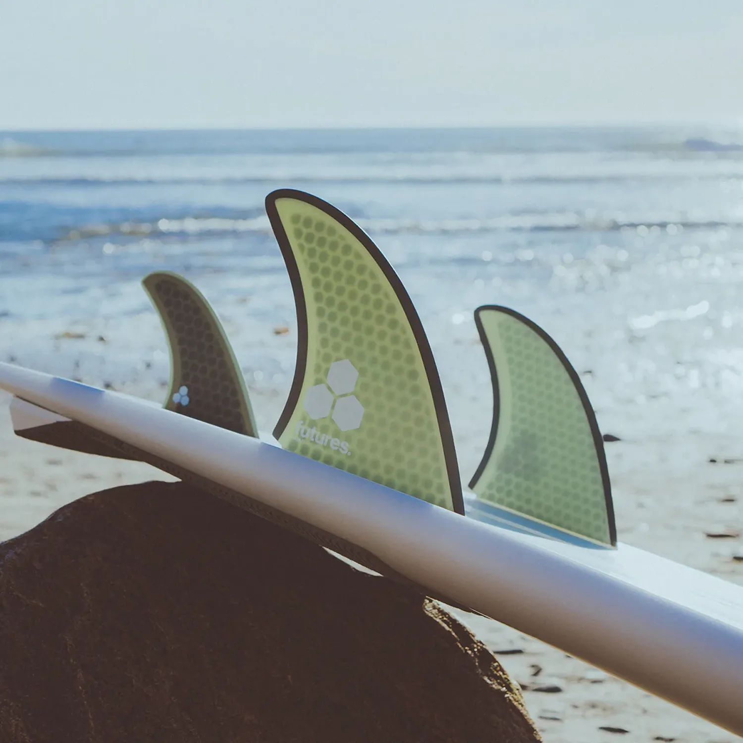 FUTURES AL MERRICK HONEYCOMB TWIN   STABILISER M - GREEN/GREY