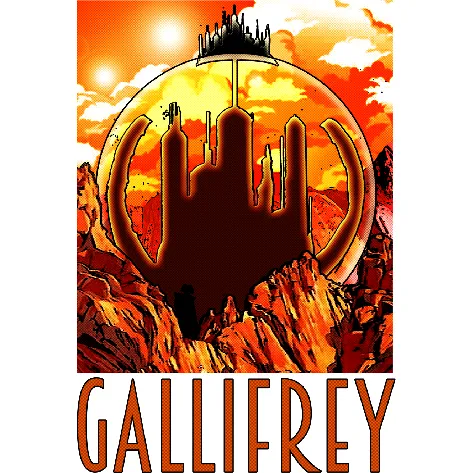 Gallifrey 13"x19" Poster