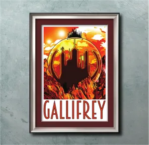 Gallifrey 13"x19" Poster