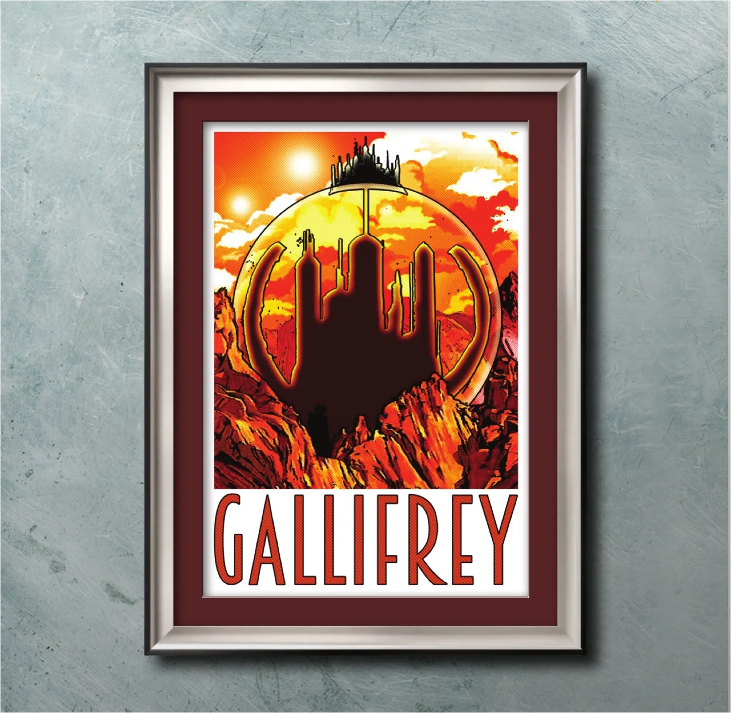 Gallifrey 13"x19" Poster