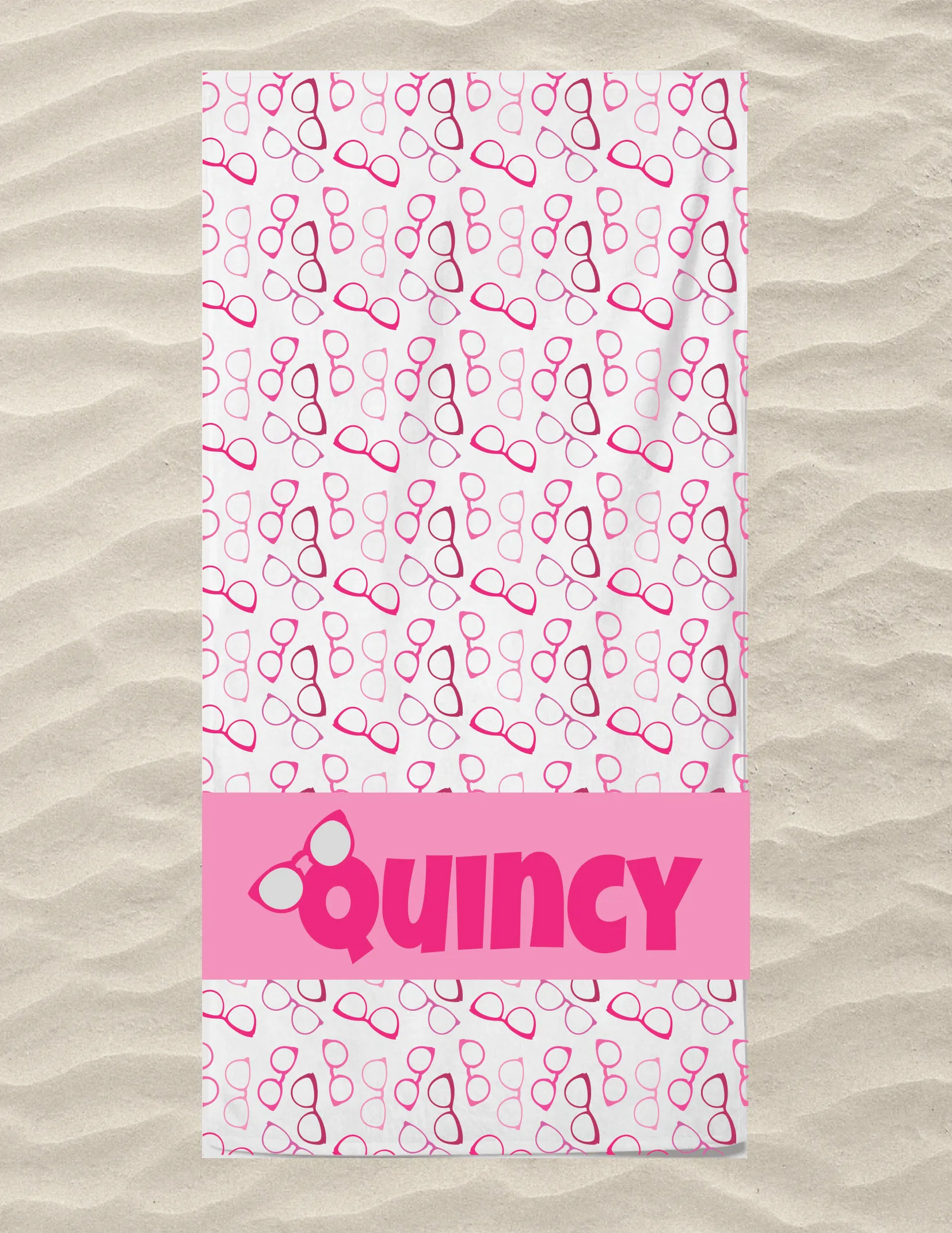 Glasses Beach Towel Multiple Colors