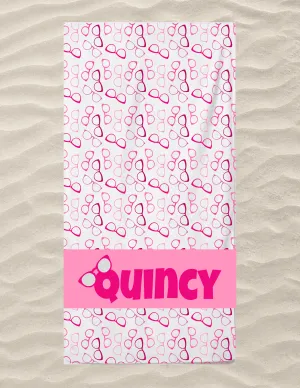Glasses Beach Towel Multiple Colors