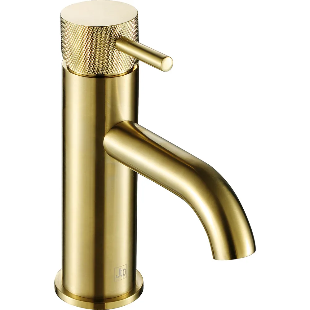 Gold Basin Tap with Designer Handle