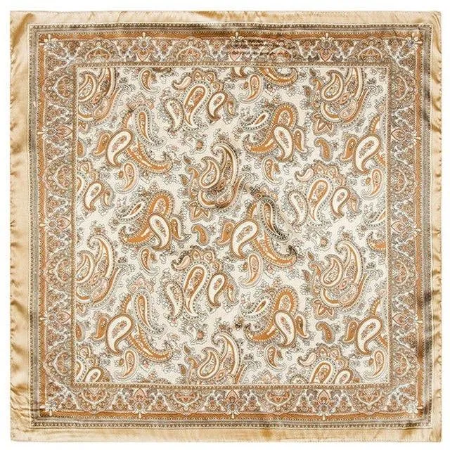 Gold Paisley Tuch