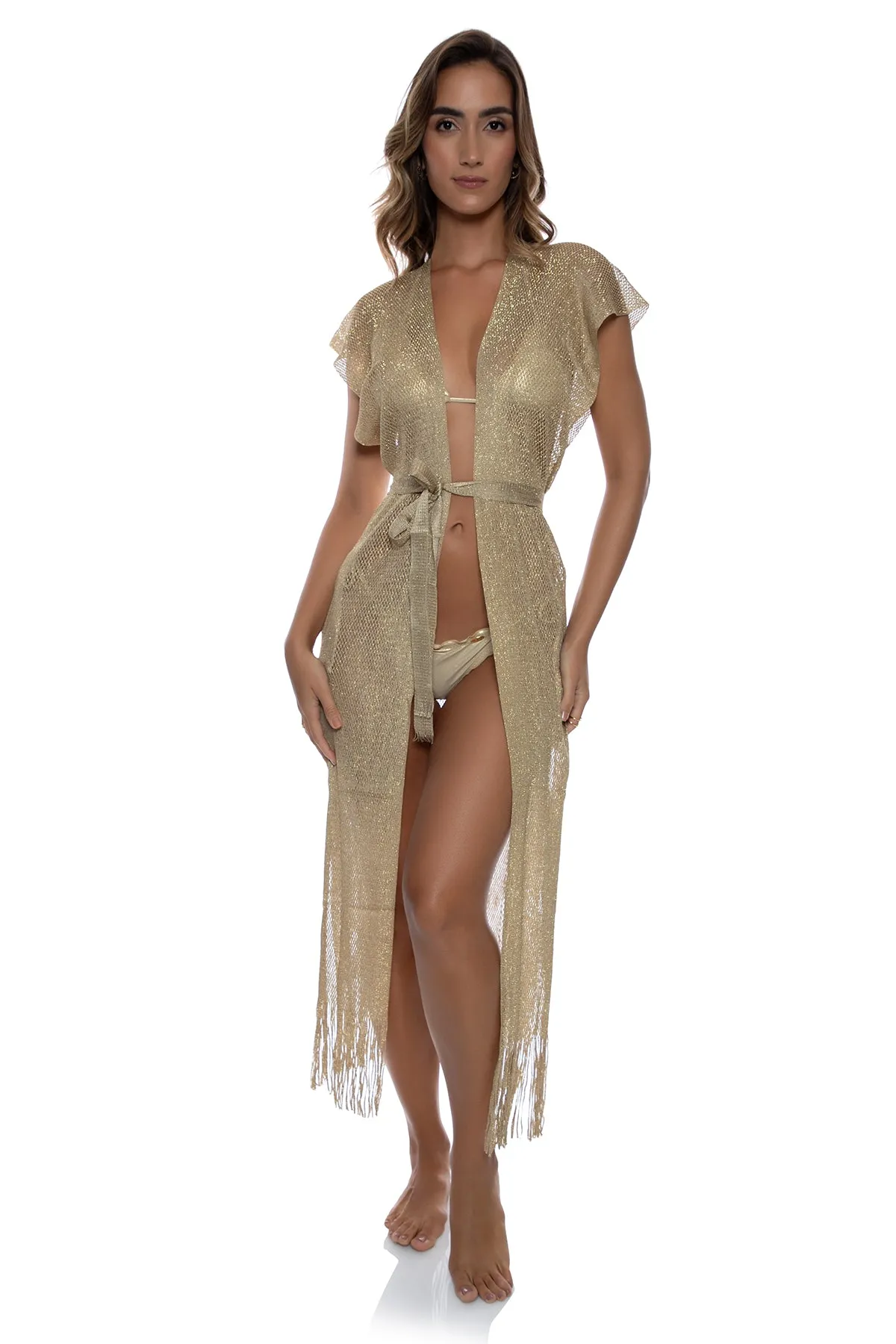 GOLDEN QUEEN - Long Caftan • Gold Rush