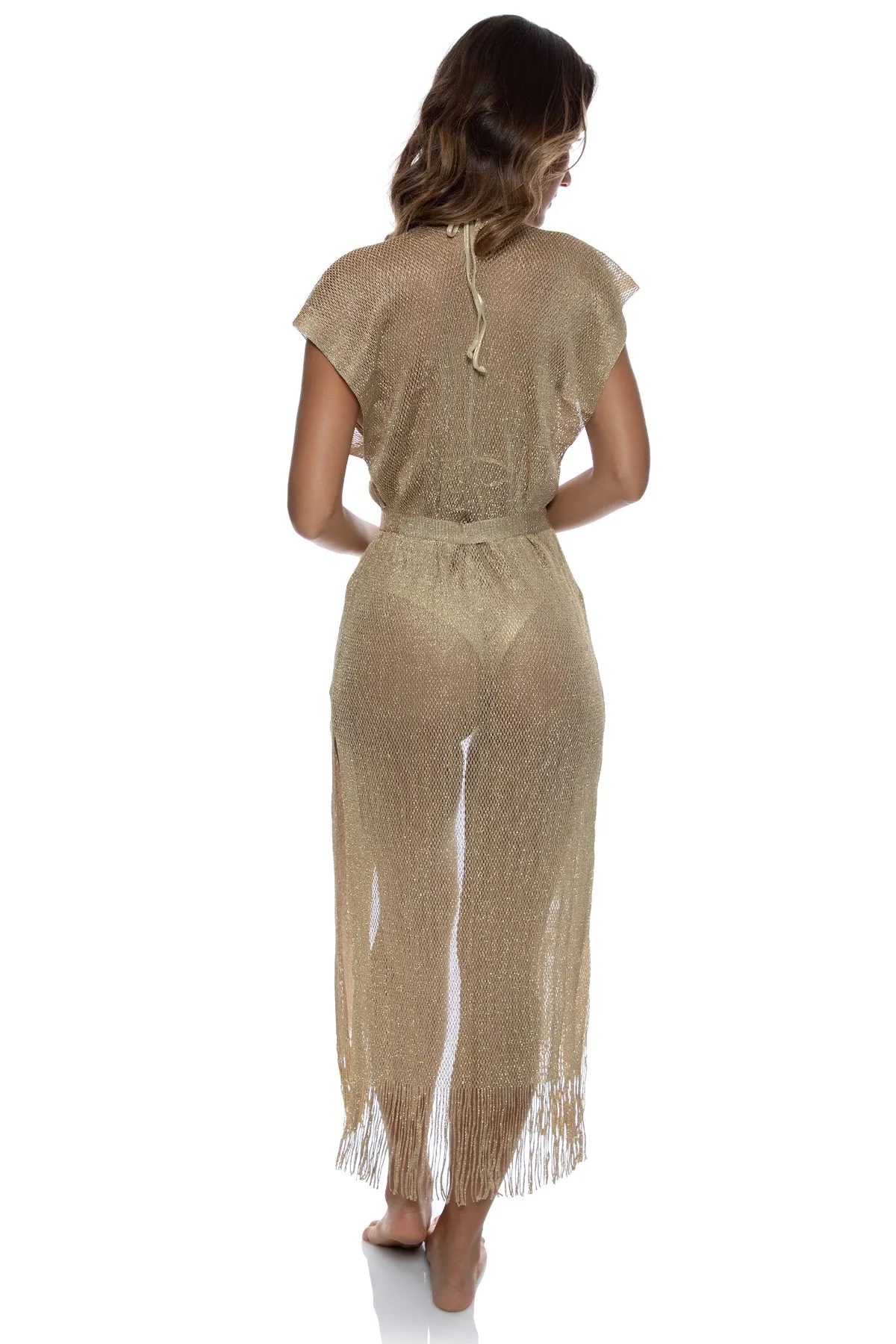 GOLDEN QUEEN - Long Caftan • Gold Rush
