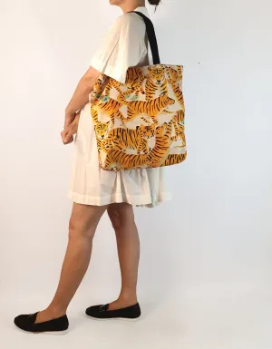 Gorman tiger print tote bag
