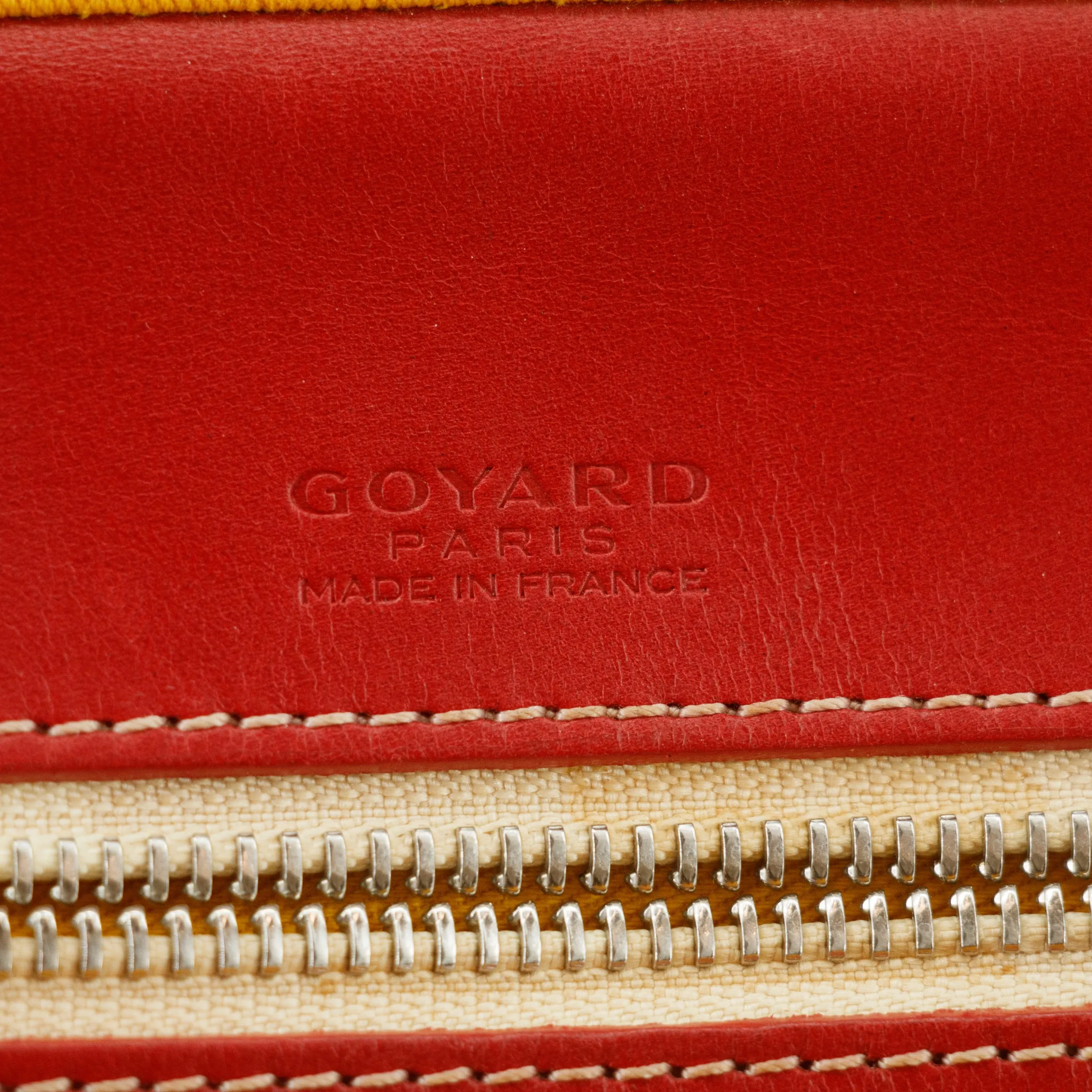 Goyard Red Ambassade MM Goyardine Tote Bag #2978