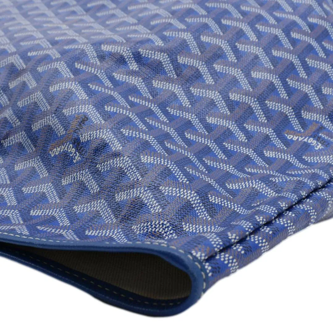 GOYARD Saint Louis GM Canvas Tote Bag Blue