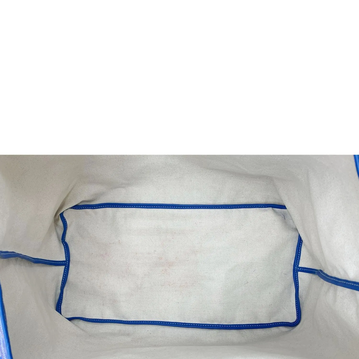 GOYARD Saint Louis GM Canvas Tote Bag Blue