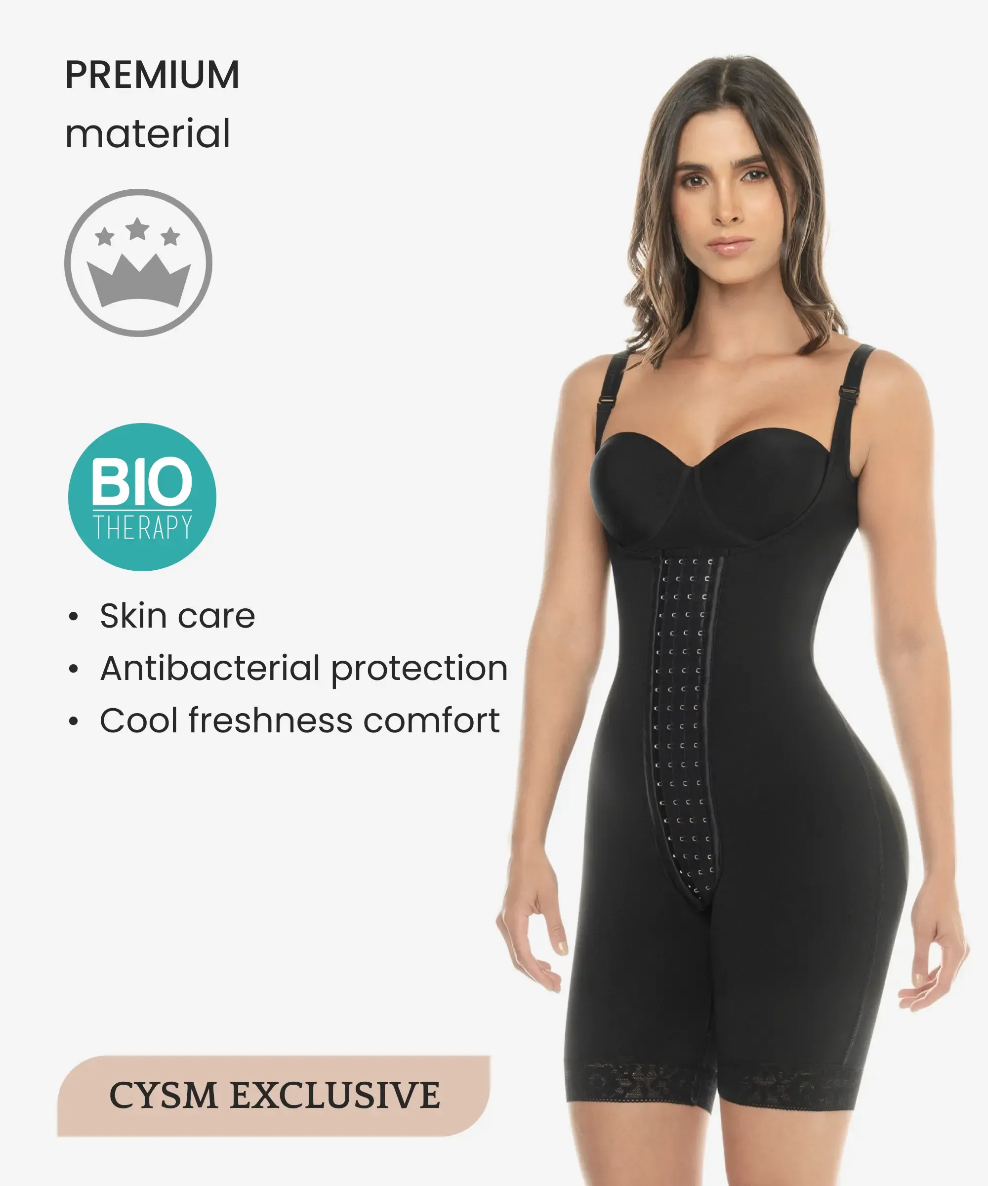 Gradual compression curvy body shaper - 459 style