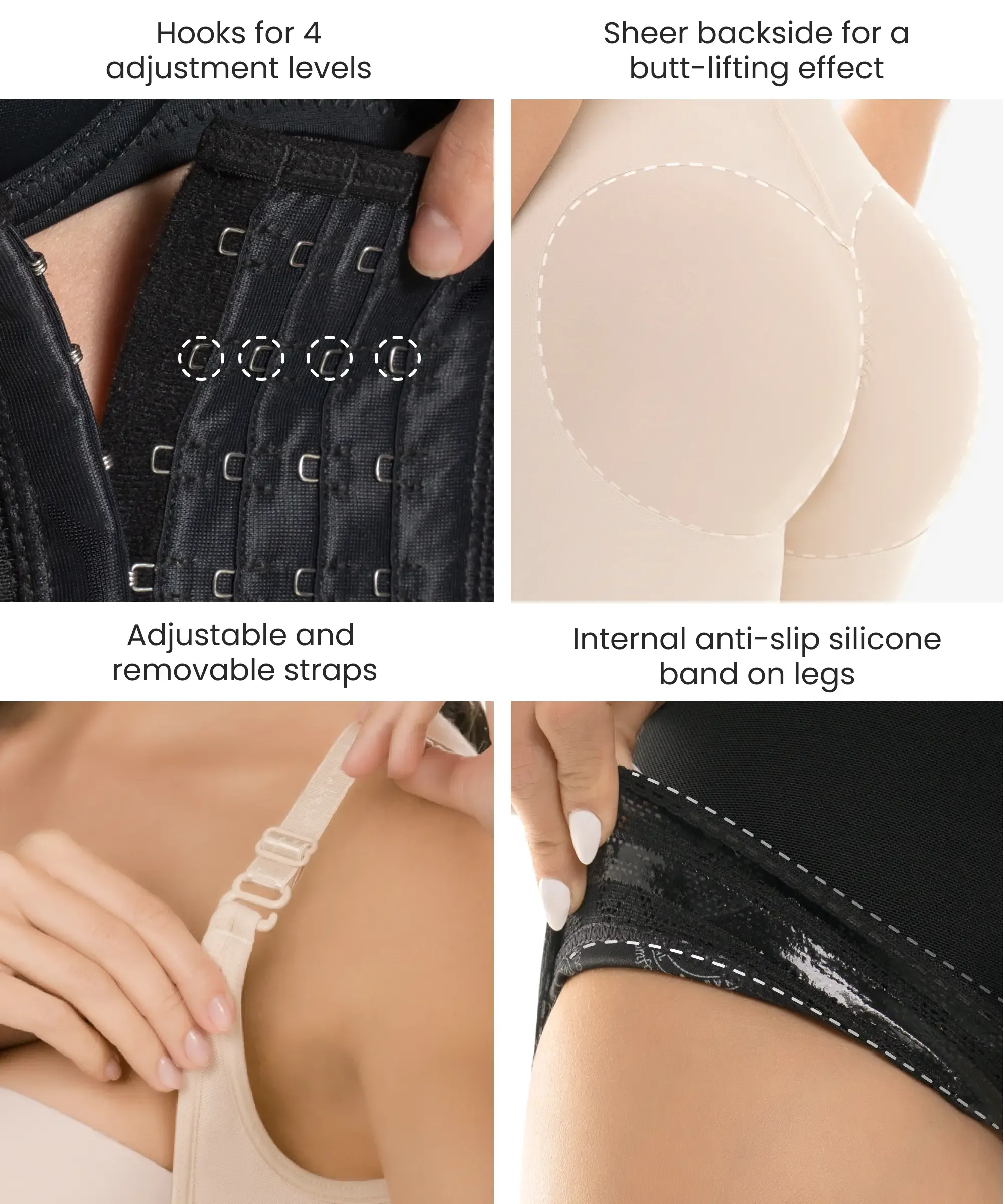 Gradual compression curvy body shaper - 459 style