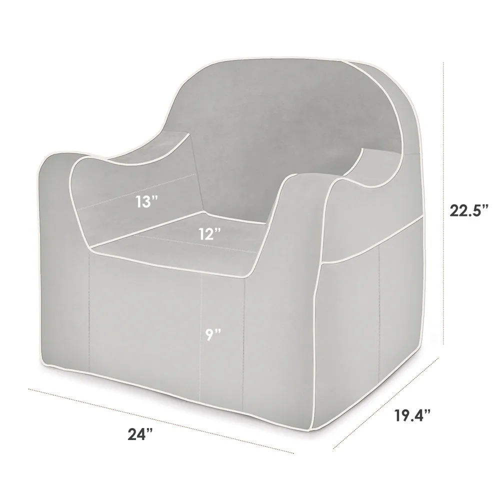 Grey Reader Children's Chair