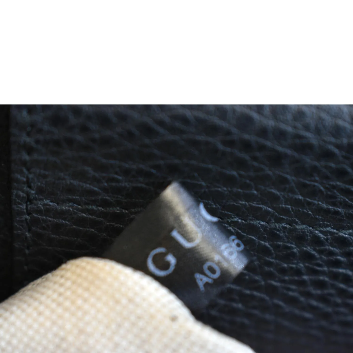 GUCCI Swing Mini Leather Tote Bag Black 354408