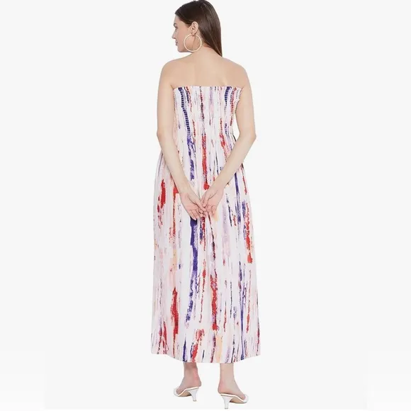 Gypsie Blu Strapless Maxi Dress - NWT