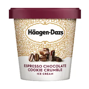 Haagen-Dazs Espresso Chocolate Cookie Crumble (Pint)