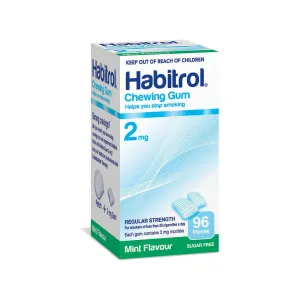 Habitrol Gum Mint 2mg  96 pieces