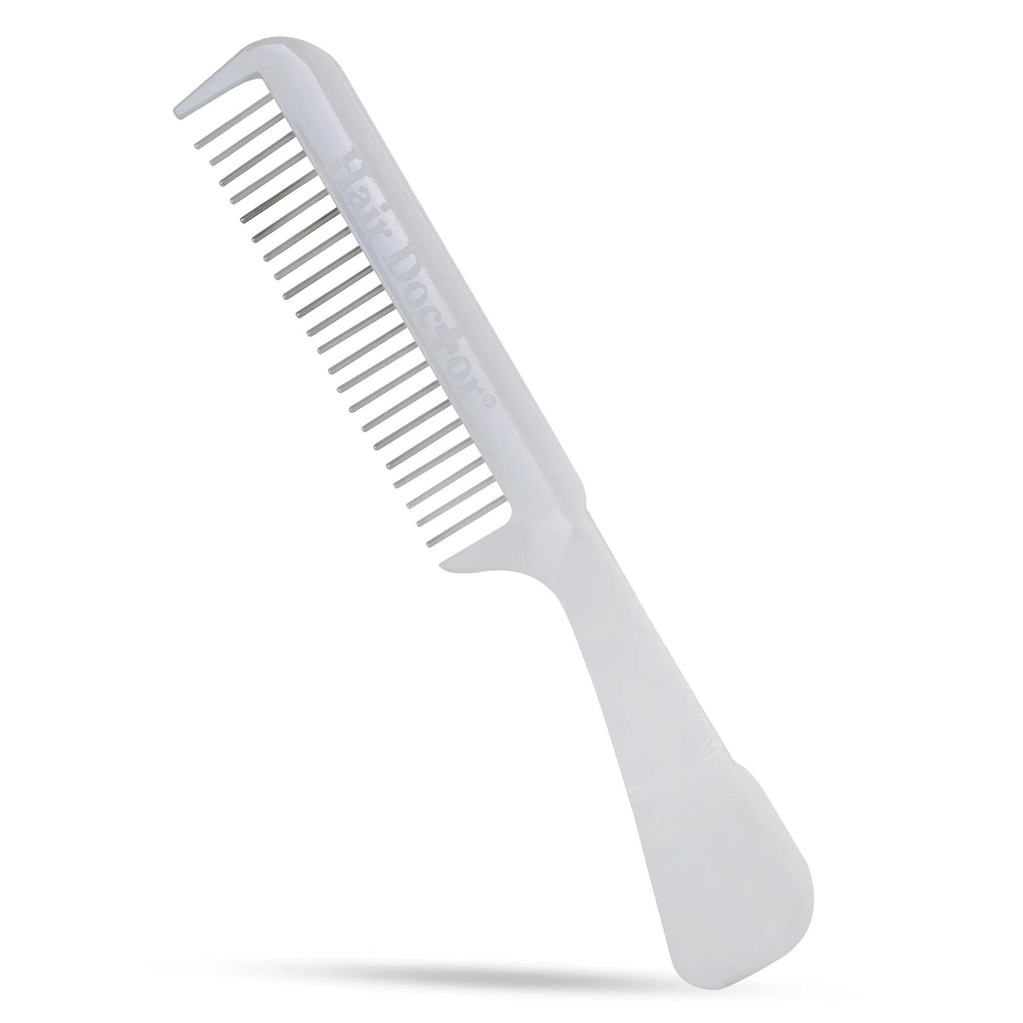 Handle Comb with Wide-Spaced Stainless-Steel Rotating Teeth  Best Seller!