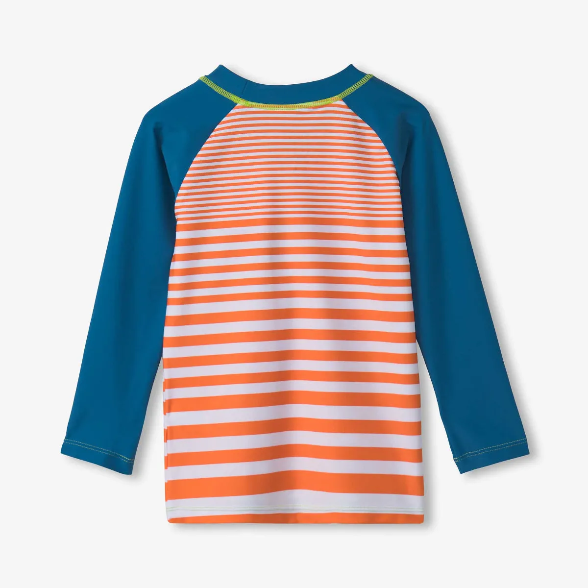 Hatley L/S Rashguard - Orange Stripes