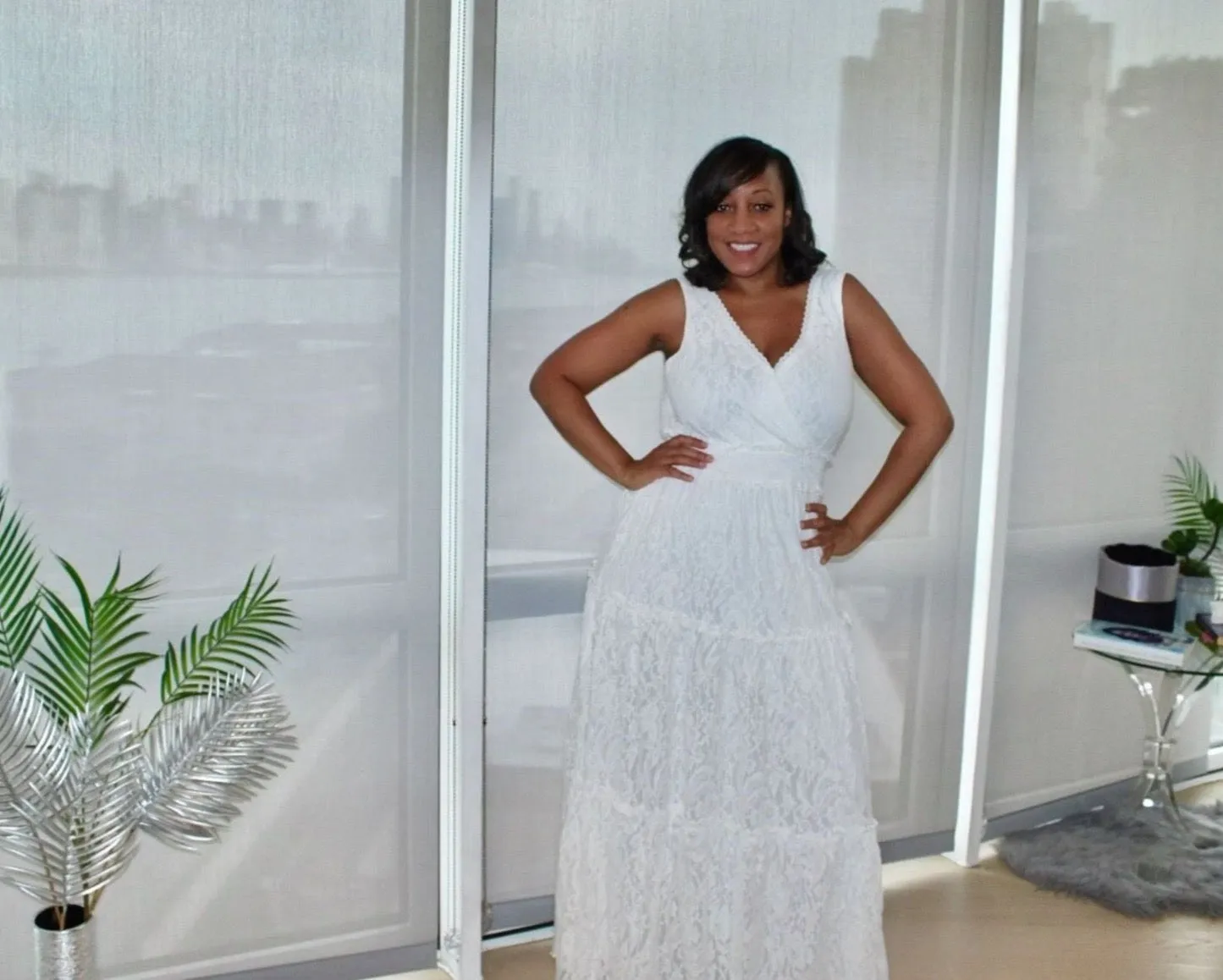 He Keeps Me Laced Maxi Dress