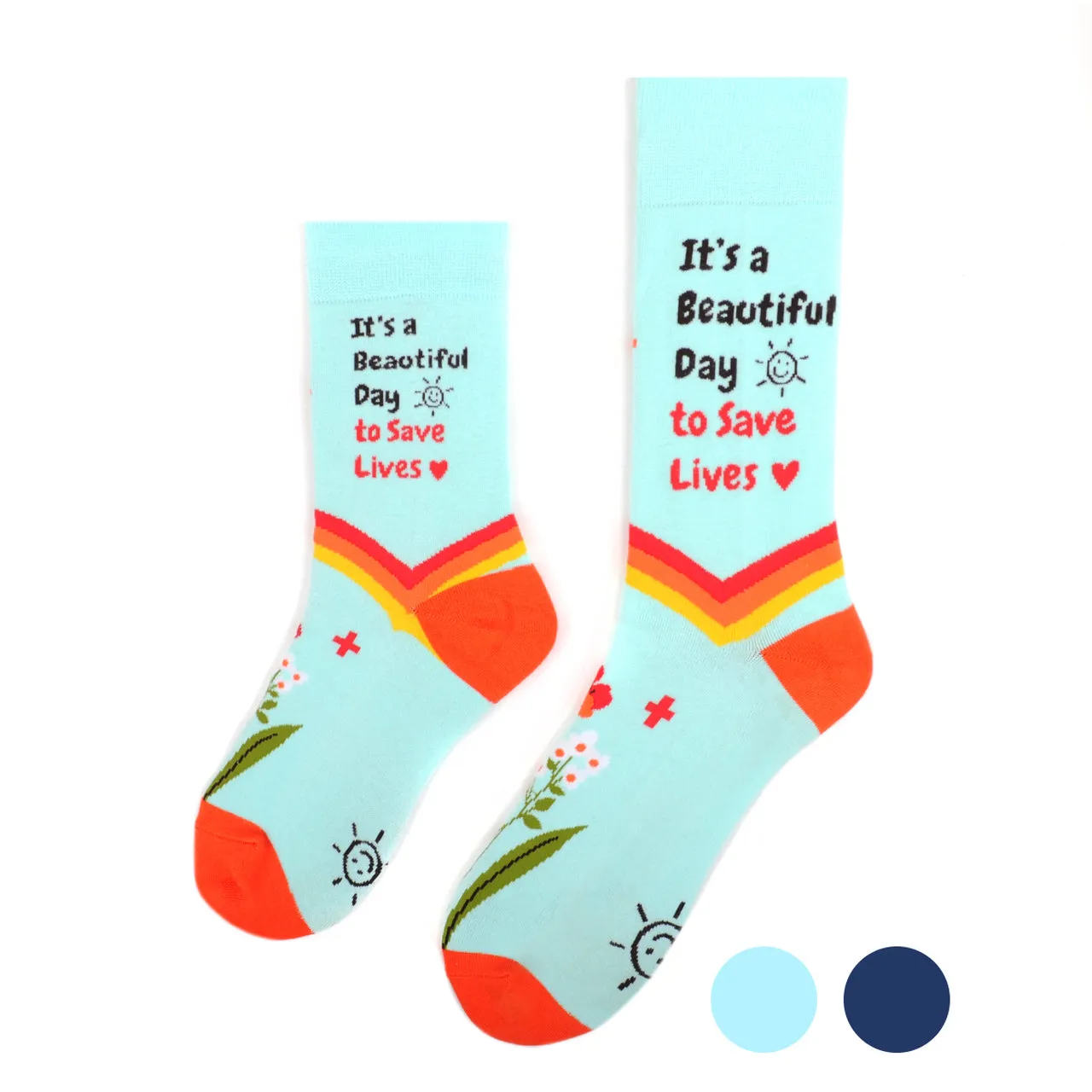 Health Care Heroes -Save Lives- Ultra Premium Socks