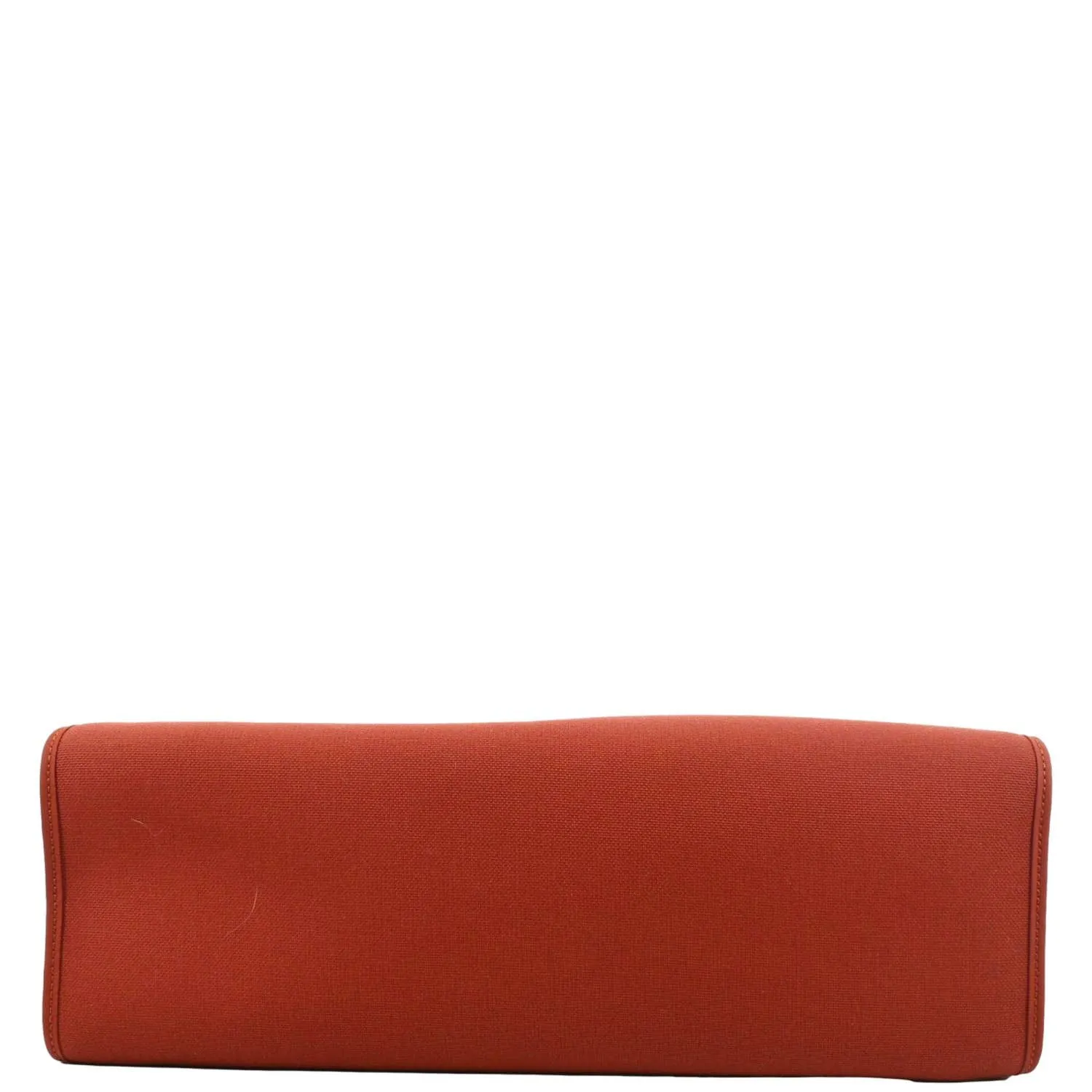 HERMES Herbag Canvas Tote Shoulder Bag Red