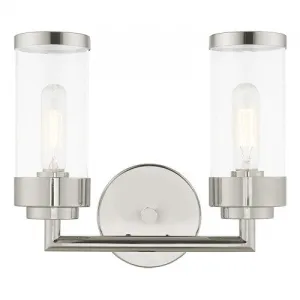 Hillcrest 2 Lt Polished Chrome Bath Vanity