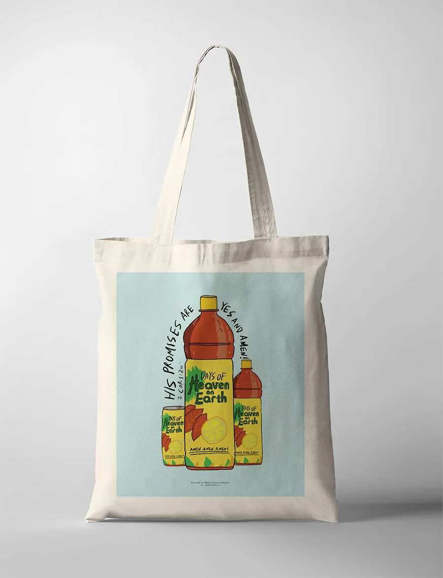 His Promises are Yes and Amen {Tote Bag}