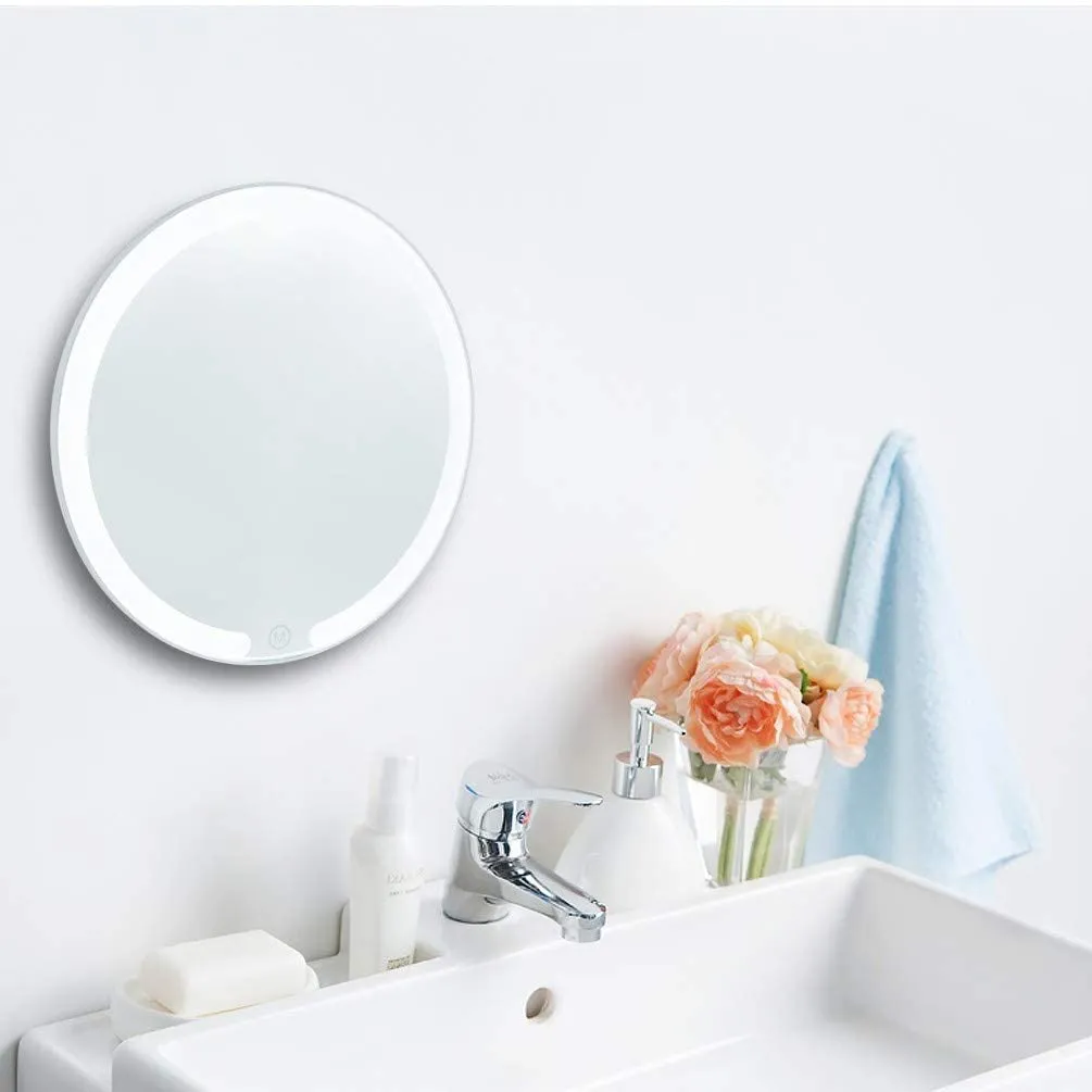 Homlly LED Makeup Mirror 10x Magnifier with 3 Color Light Modes