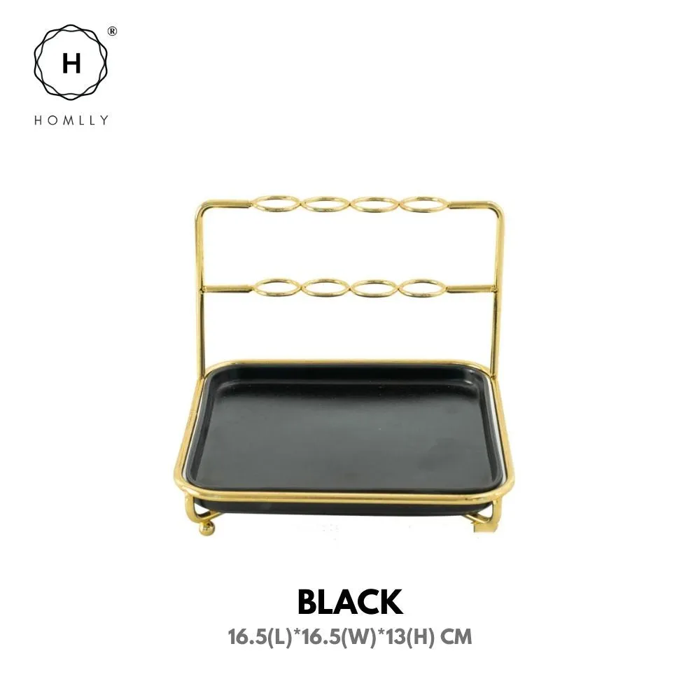 Homlly Marble Jewelry Cosmetic Organizer Display Stand