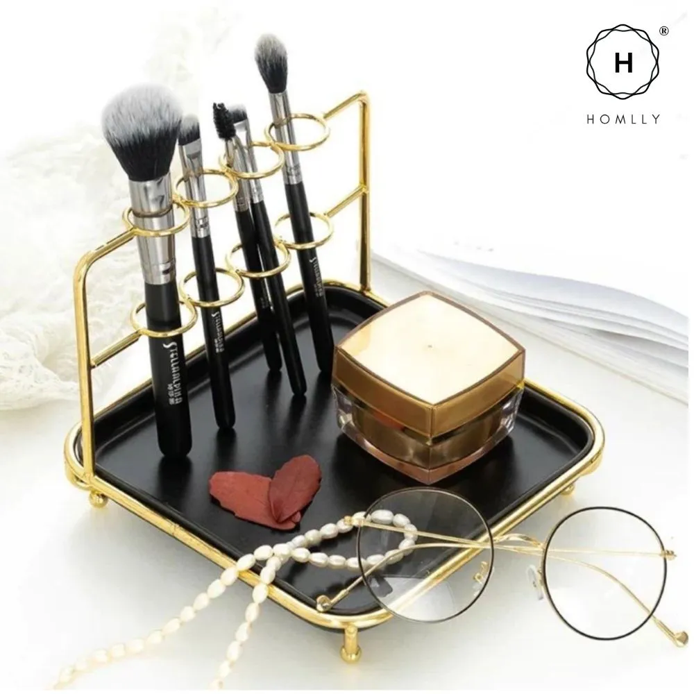 Homlly Marble Jewelry Cosmetic Organizer Display Stand