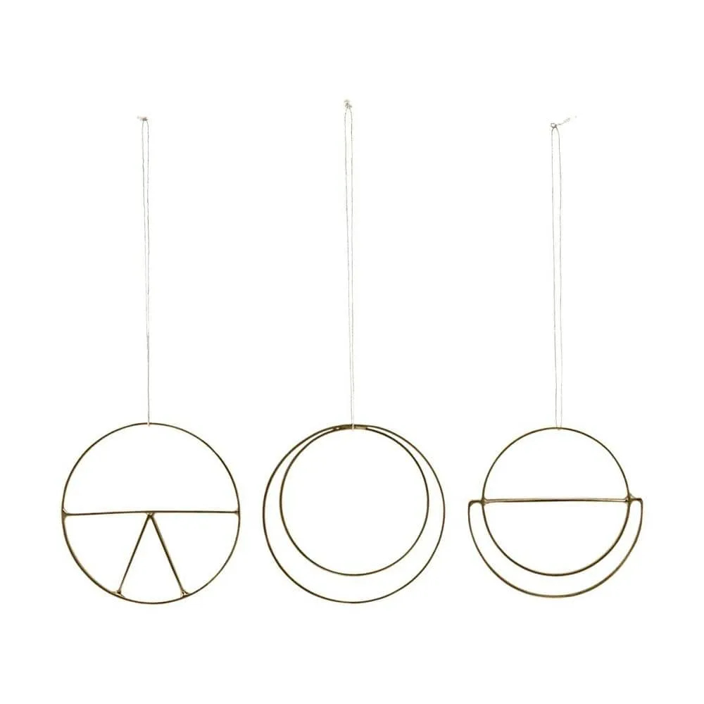 House Doctor Julepynt ornament, sæt 3 stk