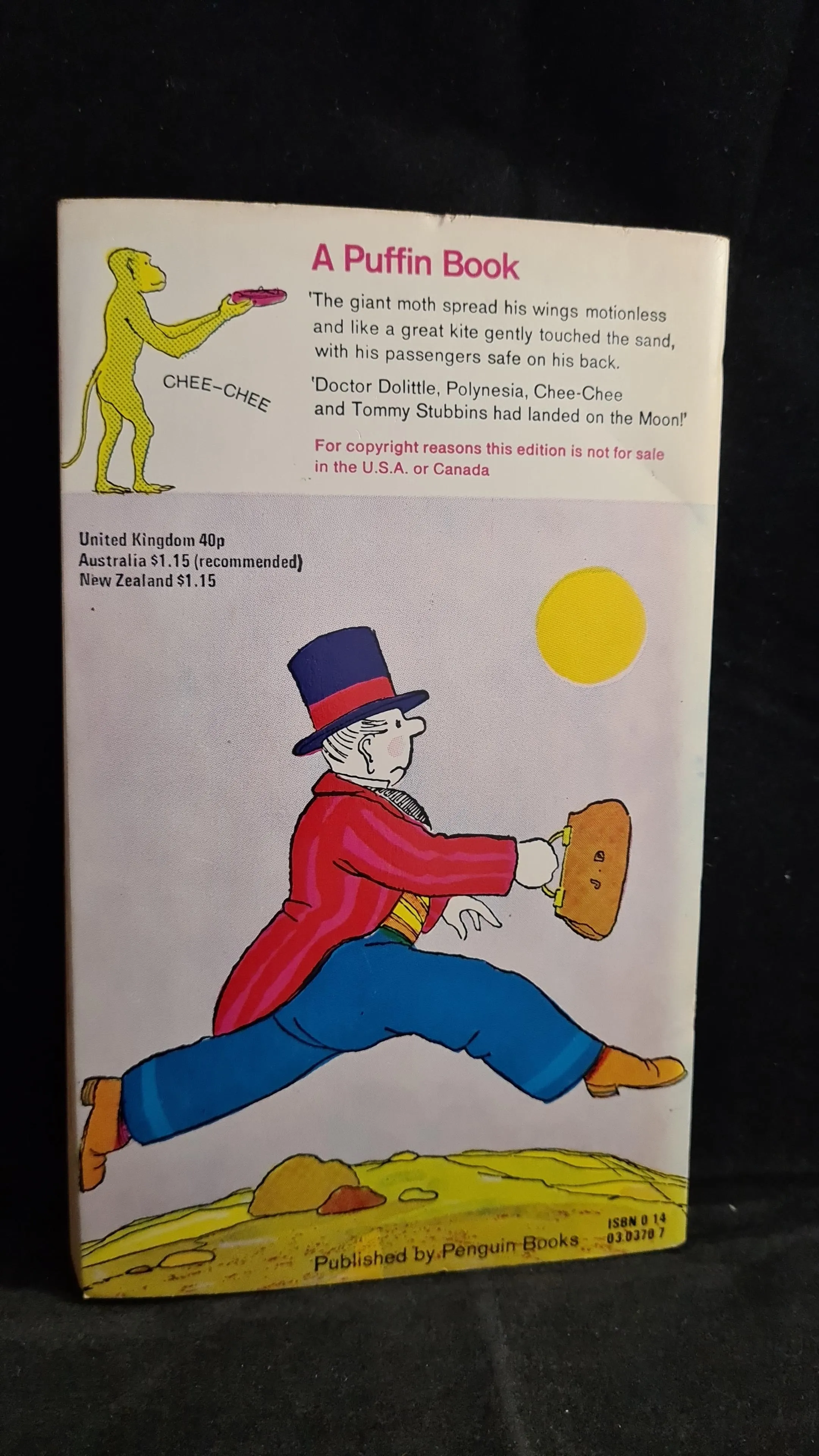 Hugh Lofting - Doctor Dolittle In The Moon, Puffin Books, 1975, Paperbacks