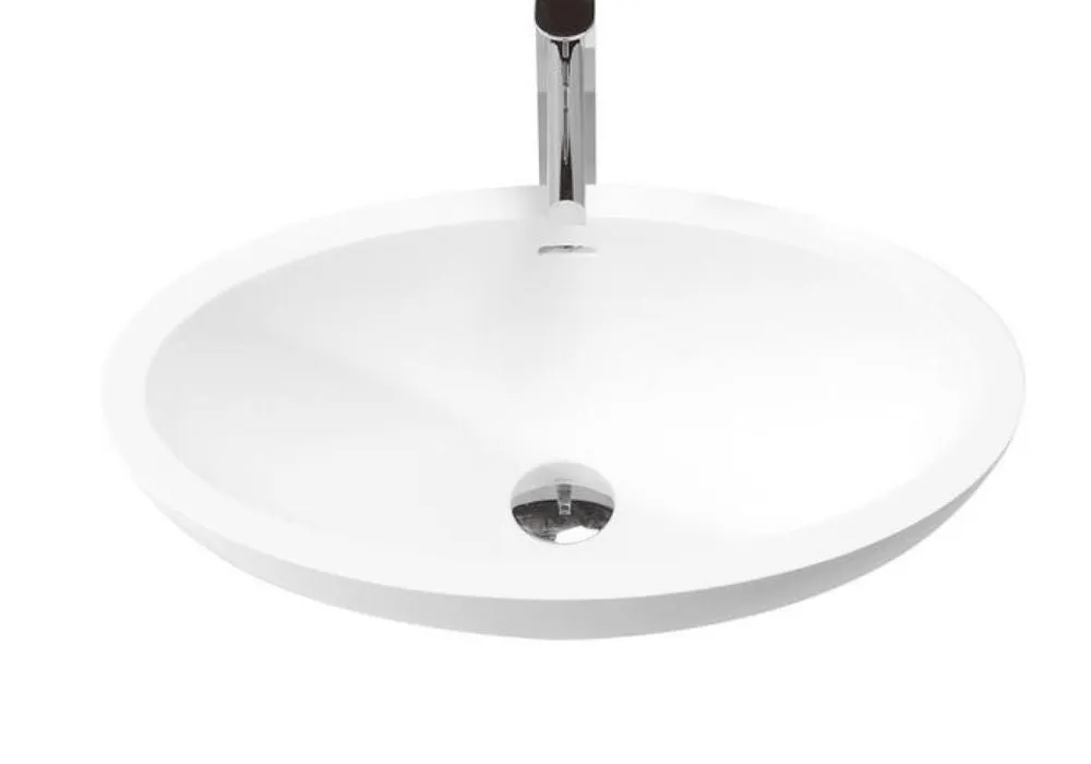 Hugi Classic Oval Concrete Basin - 600mm - B1510