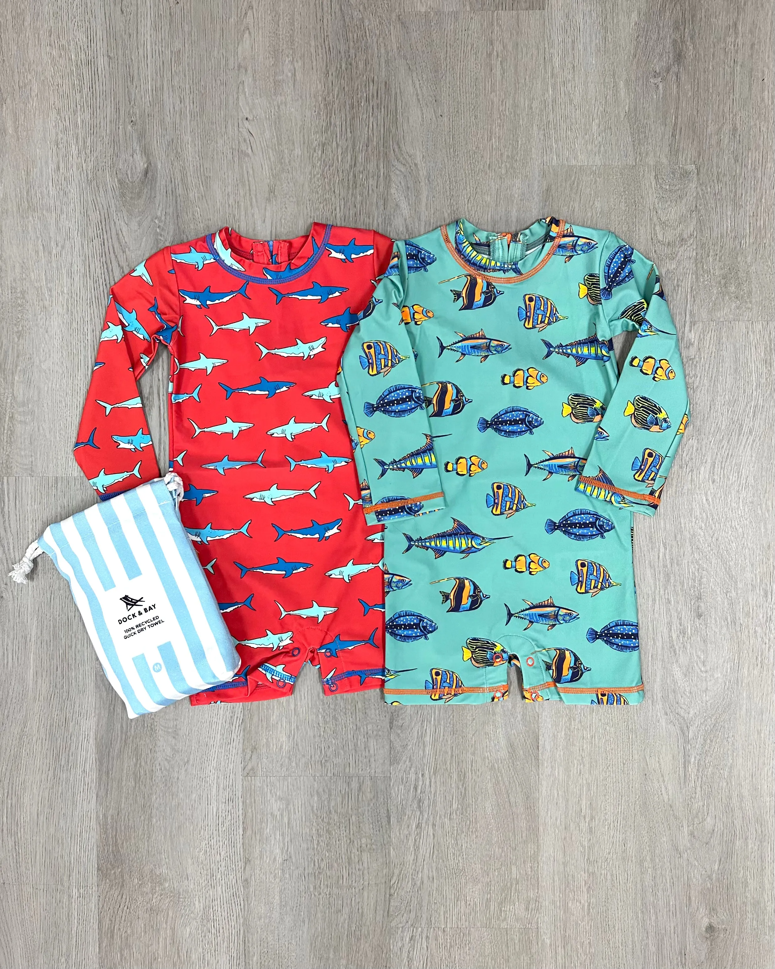 Hungry Sharks One Piece Rashguard