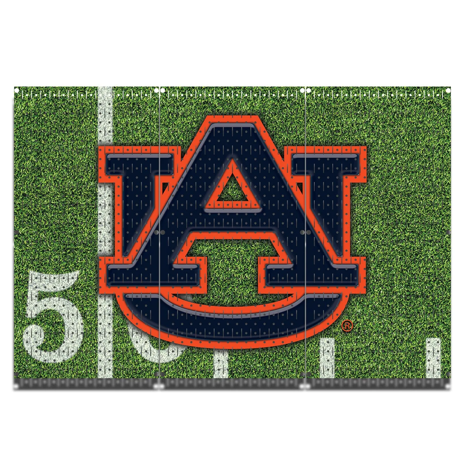 HWC13078- Auburn Tigers (3 Panels) | 48" x 32" (tall) | Printed Pegboards | Collegiate