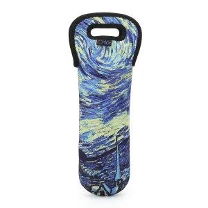 iColor Neoprene Wine Bottle tote bag Holder Covers Carrier for Champagne,Wine,Beer Bottles,Beverages,Containers,Soft Drinks,Sodas,Sports Water Bottles,Baby BottlesMachine-Washable Oil Painting SWB-05