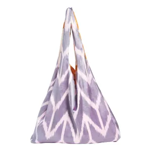 Ikat Tote - Purple Pink