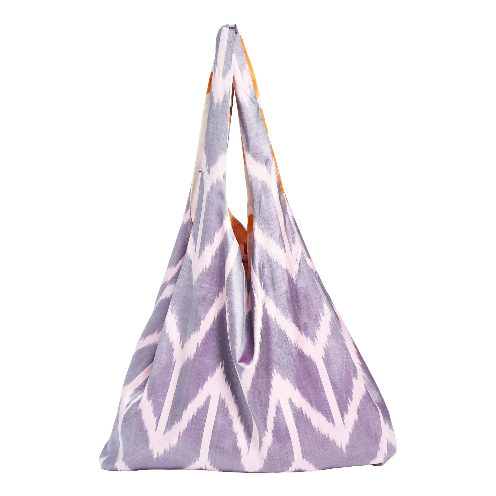 Ikat Tote - Purple Pink