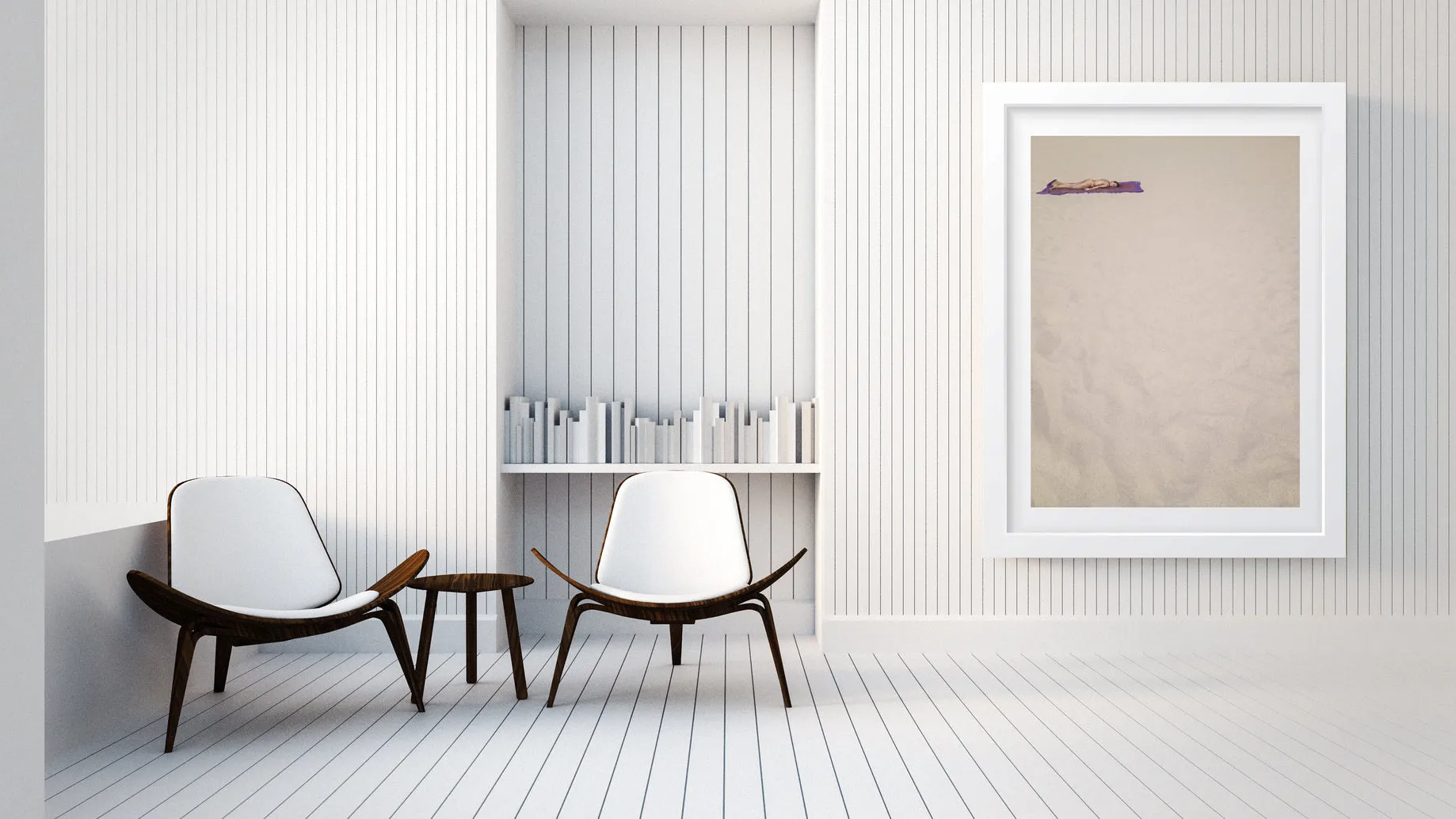 In the corner of the sand - Commercial Install