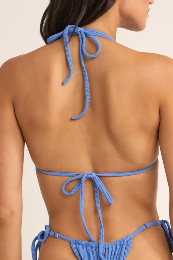 Isla Rib Double Strap Tri Bikini Top