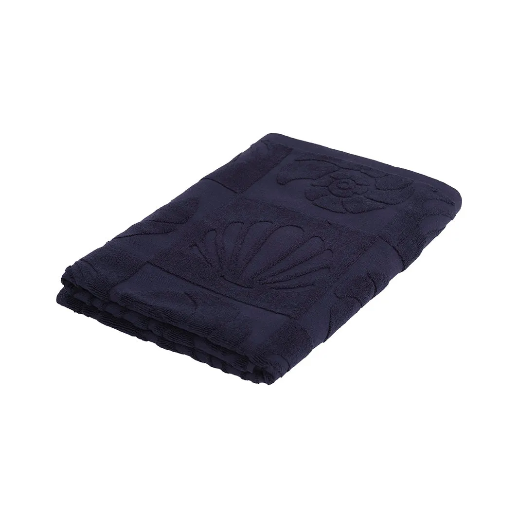 Jacquard Towel - Peacoat