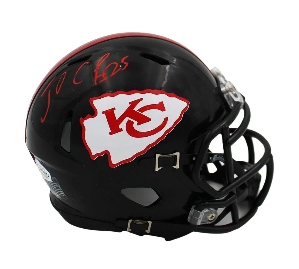 Jamaal Charles Signed Kansas City Chiefs Speed Custom Glossy Mini Helmet