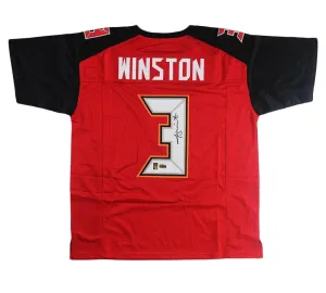 Jameis Winston Signed Tampa Bay Custom Red Jersey