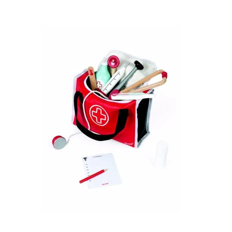 Janod Doctor Suitcase Wooden Play Set