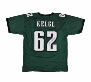 Jason Kelce Signed Philadelphia Custom Green Jersey